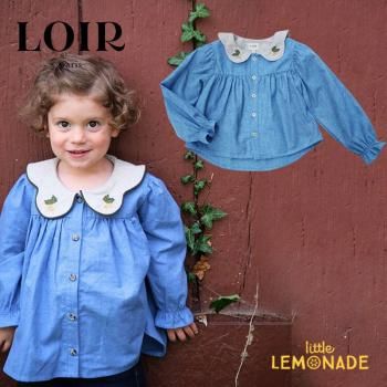 LOIR SOLE Top 4Сembroieded collar Ĺµ ֥饦 ֥롼  AW24SALEm