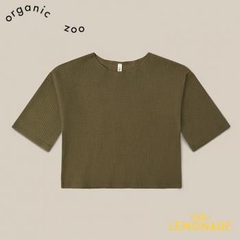 organic zoo Olive Waffle Boxy Sweatshirt 1-2/2-3/3-4С åե å  15OWBS OZ24AWSALE