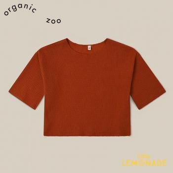 organic zoo Paprika Waffle Boxy Sweatshirt 1-2/2-3/3-4С åե åȥ 15PWBS OZ24AWSALE