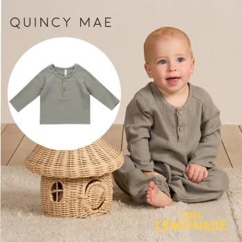 Quincy MaeZION SHIRT 6-12/12-18/18-24/2-3СBASIL Ĺµ  AW24SALEm QM097KULM
