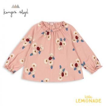 Konges Sloejd CHLEO BLOUSE OCS 7-8С LADYBUG DAISY BLUSH ֥饦 AW24SALEm KS101456 