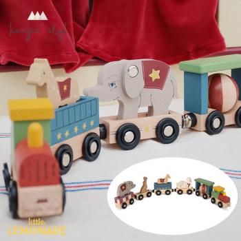 Konges SloejdWOODEN ANIMAL TRAIN FSC  ˥ޥ ȥ쥤 KS101738