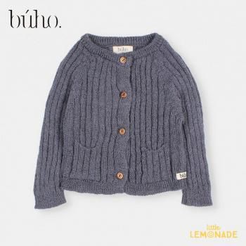 BUHO BB RIB KNIT CARDIGAN 12 ANTIC BLUE  (6502) ˥åȥǥ  AW24SALEm