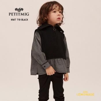 PETITMIG knit T191-2/80cm - 6-7/120cmblack ˥å ȥåץ AW24SALEm winter