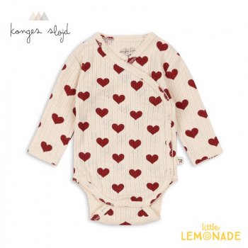 <img class='new_mark_img1' src='https://img.shop-pro.jp/img/new/icons1.gif' style='border:none;display:inline;margin:0px;padding:0px;width:auto;' />Konges Sloejd MINNIE NEWBORN BODY GOTS 3/6 AMOUR ROUGE ܥǥ Ĺµ ѡ KS101609 AW24 TMPZ