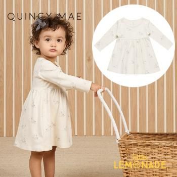 Quincy MaeLONG SLEEVE BABY DRESS  12-18/18-24/2-3СSWANS Ĺµ ԡ AW24SALEm QM008DRAC