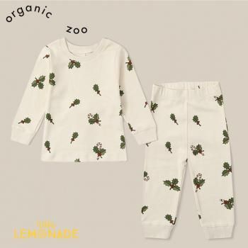 organic zooChristmas Holly Pyjamas 1-2/3-4 ꥹޥ åȥå 24AW HOLLYPJ 