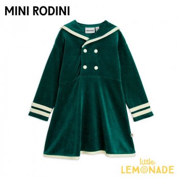 <img class='new_mark_img1' src='https://img.shop-pro.jp/img/new/icons1.gif' style='border:none;display:inline;margin:0px;padding:0px;width:auto;' />MINI RODINISailor velour ls dress92/98104/110116/122ۥ顼 ɥ쥹(2515010975) SS25pre TMPZ