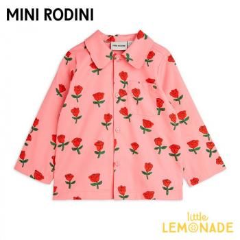 MINI RODINI Roses aop woven l/s shirt 104/110116/122 Ĺµ (2512011628) SS25pre