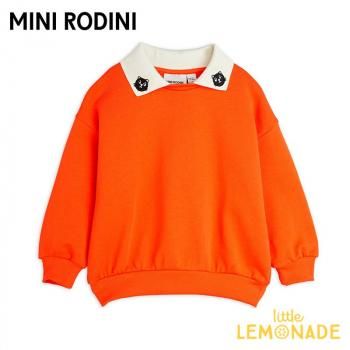 MINI RODINI Cats emb collar sweatshirt 104/110116/122 å(2512013642) SS25pre