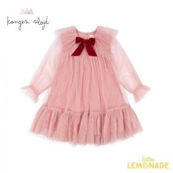 Konges SloejdBOW DRESS 3СMELLOW ROSE ԡ KS101905 AW24SALEm holiday 