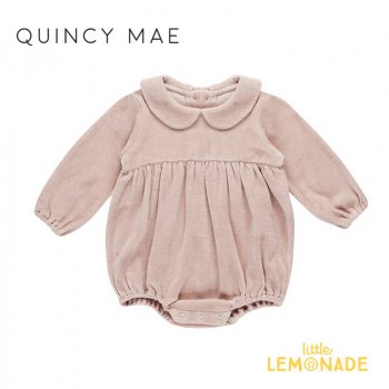 <img class='new_mark_img1' src='https://img.shop-pro.jp/img/new/icons1.gif' style='border:none;display:inline;margin:0px;padding:0px;width:auto;' />Quincy MaePETER PAN ROMPER 6-12/12-18/18-24BLUSH ѡ  AW24 QM459RUMZ TMPZ