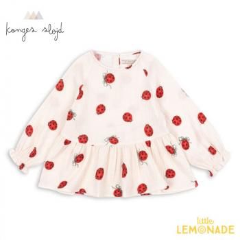 Konges SloejdCOCO LADYBUG BLOUSE GOTS 12/3/4С ǥХ ֥饦  KS102212 AW24SALEm ladybug 