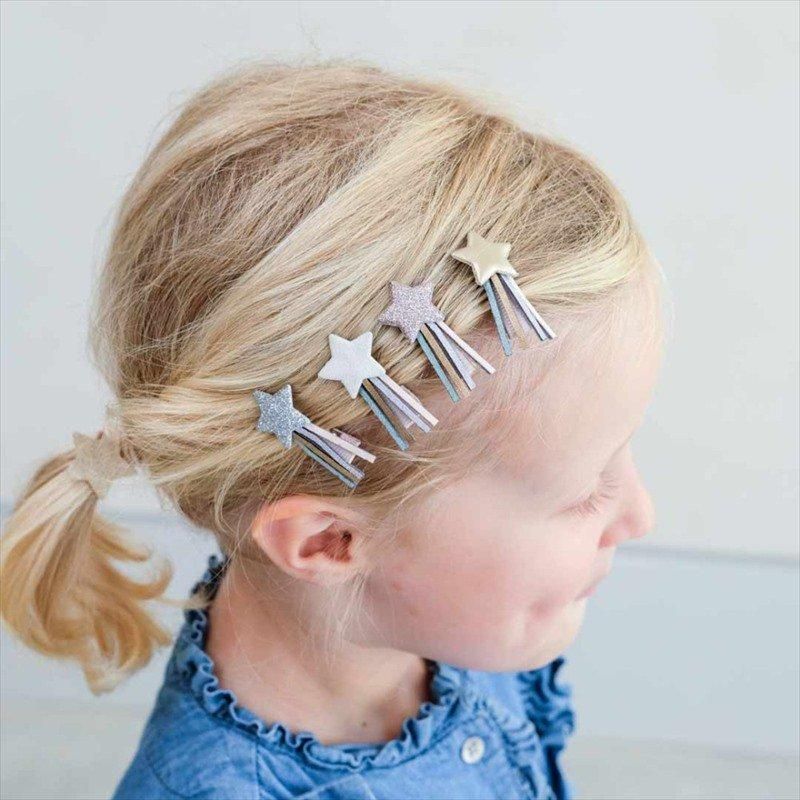 ♡clown ピエロ ハロウィン ベビーキッズヘアクリップ ヘアゴム