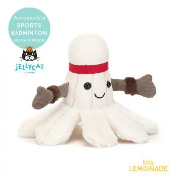 ͽʤJellycat ꡼åȡAmuseable Sports Badminton (AS6BAD) Хɥߥȥ ̤ ʡ