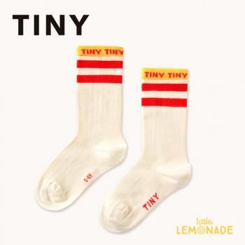tinycottonsTINY MEDIUM HEIGHT SOCKS 2-4/5-8Сlight cream/summer red å  SS25-457-J58 KTZ
