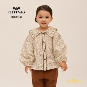 PETITMIGblouse G5 1-2/80cm - 4-5/110cm floral patterns ֥饦 ܥ꡼  SS25 Spring KTZ