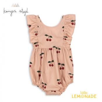 Konges SloejdVERBENA ROMPER GOTS12MA GRANDE CERISE BLUSH ѡ KS102299 SS25 KTZ
