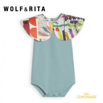 WOLF&RITACARMINHO MINT 6-12/12-18/18-24 Bodysuit դ  ߥ ֥롼 YBDS01500622515 SS25 TMPZ