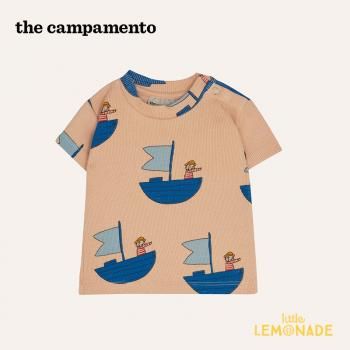 The CampamentoSAILOR ALLOVER BABY RIB TSHIRT 6-9ۥ٥ӡ  T  (TC-SS25-BABY-02)  SS25