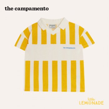 <img class='new_mark_img1' src='https://img.shop-pro.jp/img/new/icons1.gif' style='border:none;display:inline;margin:0px;padding:0px;width:auto;' />The CampamentoYELLOW STRIPES KIDS POLO 2/3/4/5-6С ݥ (TC-SS25-25)  SS25 KTZ