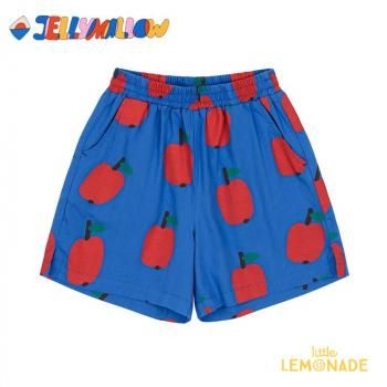 JELLY MALLOWApple Shorts3(100cm)/4-5(110cm)BLUE 硼  JM2510415  SS25 KTZ
