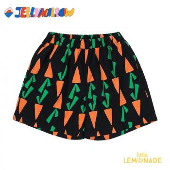 JELLY MALLOWCarrot Shorts18-24(90cm)/3(100cm)/4-5(110cm)BLACK 硼 JM2510431 SS25 KTZ