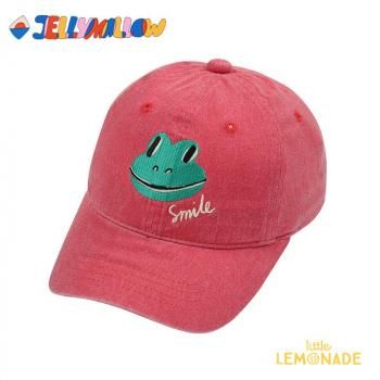 JELLY MALLOW Smiling Frog Pigment Cap RED å JM2511130 SS25 KTZ