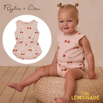 RyleeCruCINCH PLAYSUIT 6-12/12-18CHERRIES ץ쥤 RC086CONC SS25