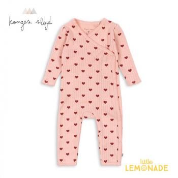 Konges Sloejd MINNIE NEWBORN ONESIE GOTS0-1/3/ 6 AMOUR ROUGE ѡ KS102588 SS25