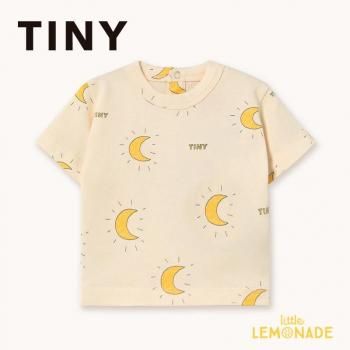 <img class='new_mark_img1' src='https://img.shop-pro.jp/img/new/icons1.gif' style='border:none;display:inline;margin:0px;padding:0px;width:auto;' />tinycottons MIDNIGHT SUN BABY TEE  9/12/18 light cream ٥ӡ Ⱦµ T SS25-023-103 TMPZ