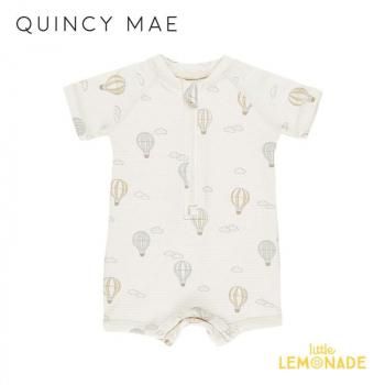 Quincy Mae ZIP RASHGUARD ONE-PIECE 12-18/18-24HOT AIR BALLOONS QM129RTUN SS25 KTZ