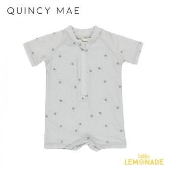 Quincy MaeZIP RASHGUARD ONE-PIECE 12-18/18-24TWINKLE   Ⱦµ å奬 QM129WLKR SS25 KTZ