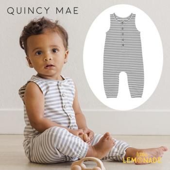 Quincy Mae SLEEVELESS JUMPSUIT 6-12/12-18BLUE STRIPE ѡ QM158SRPK SS25 KTZ