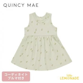 Quincy MaeRIBBED TANK DRESS 12-18/18-24APPLES ԡ QM024FETT SS25