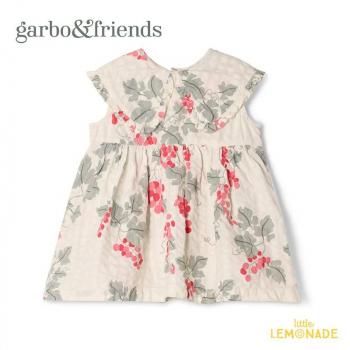 garbo&friends Grapes Pink Seersucker Collar Romper Dress 6-12ۡGF77446243-8300 SS25 KTZ