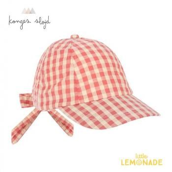 Konges Sloejd KIM BOW CAP GOTS 12-18/2-4/5-8С FLAMINGO PLUME CHECK å ˹ KS102737 SS25 TMPZ