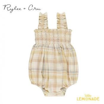 RyleeCruJULIA ROMPER 18-24 PASTEL PLAID Ρ꡼ ѡ RC806ROPP SS25 KTZ