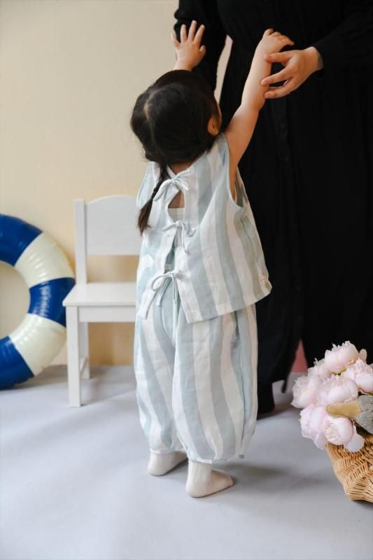 送料無料》☆【organic zoo】Sardine Stripes Resort Pants