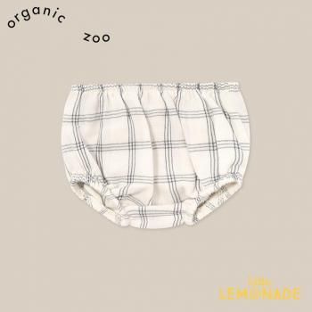 organic zoo Navy Window Check Shortie 0-3 SS25 16SNWCOZ KTZ