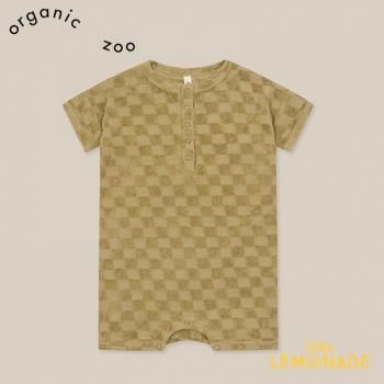 organic zoo Dusky Checkboard Terry Beach Romper 6-12/1-2С SS25 16BRDCOZ