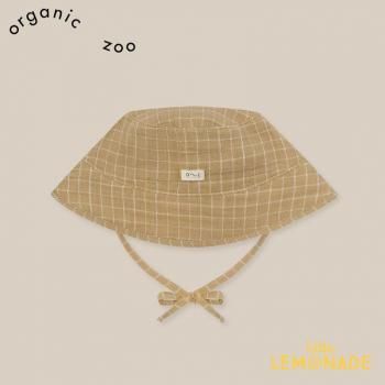 organic zoo Grid Check Bucket Sun Hat Wheat 0-12/1-2/2-3/3-4С  SS25 16BHWGC TMPZ
