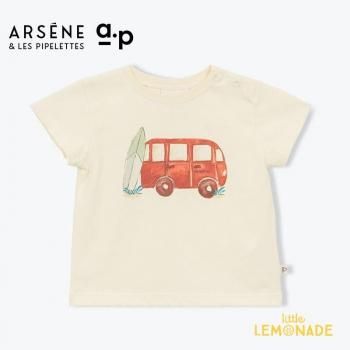 <img class='new_mark_img1' src='https://img.shop-pro.jp/img/new/icons1.gif' style='border:none;display:inline;margin:0px;padding:0px;width:auto;' />ARSENE ET LES PIPELETTES Baby Van T-shirt (FLORENT) 12/24/36 T E25BT08 SS25 TMPZ