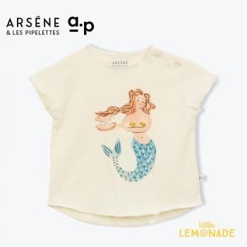 <img class='new_mark_img1' src='https://img.shop-pro.jp/img/new/icons1.gif' style='border:none;display:inline;margin:0px;padding:0px;width:auto;' />ARSENE ET LES PIPELETTES Baby Mermaid T-shirt (FREDEGONDE) 12/24/36 T E25BT11 SS25 KTZ