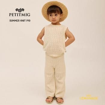 PETITMIG summer knit P10 1-2/80cm - 4-5/110cm off white ޡ˥å åȥå  SS25 summer KTZ