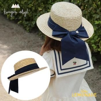 <img class='new_mark_img1' src='https://img.shop-pro.jp/img/new/icons1.gif' style='border:none;display:inline;margin:0px;padding:0px;width:auto;' />Konges SloejdALLIE SAILOR HAT - NAVY BLAZER ϥå ˹ 褱 KS103180 SS25 