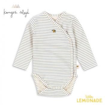 Konges Sloejd BASIC LS NEWBORN BODY GOTS - STRIPE BLUIE 0-1/3/6 ѡ KS103703 AW25 KTZ