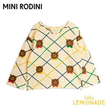 <img class='new_mark_img1' src='https://img.shop-pro.jp/img/new/icons1.gif' style='border:none;display:inline;margin:0px;padding:0px;width:auto;' />Mini Rodini Bear check aop ls tee 80/8692/98104/110  (2572014911)  AW25 KTZ