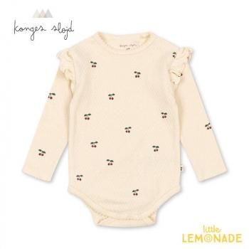 <img class='new_mark_img1' src='https://img.shop-pro.jp/img/new/icons1.gif' style='border:none;display:inline;margin:0px;padding:0px;width:auto;' />Konges Sloejd SUI FRILL BODY GOTS 9/12 CHERRY ѡ ꡼ KS104002 AW25 KTZ