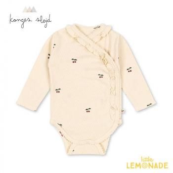 <img class='new_mark_img1' src='https://img.shop-pro.jp/img/new/icons1.gif' style='border:none;display:inline;margin:0px;padding:0px;width:auto;' />Konges Sloejd  SUI NEWBORN FRILL BODY GOTS 0-1/3/6 CHERRY ѡ ꡼ KS104002 AW25 KTZ